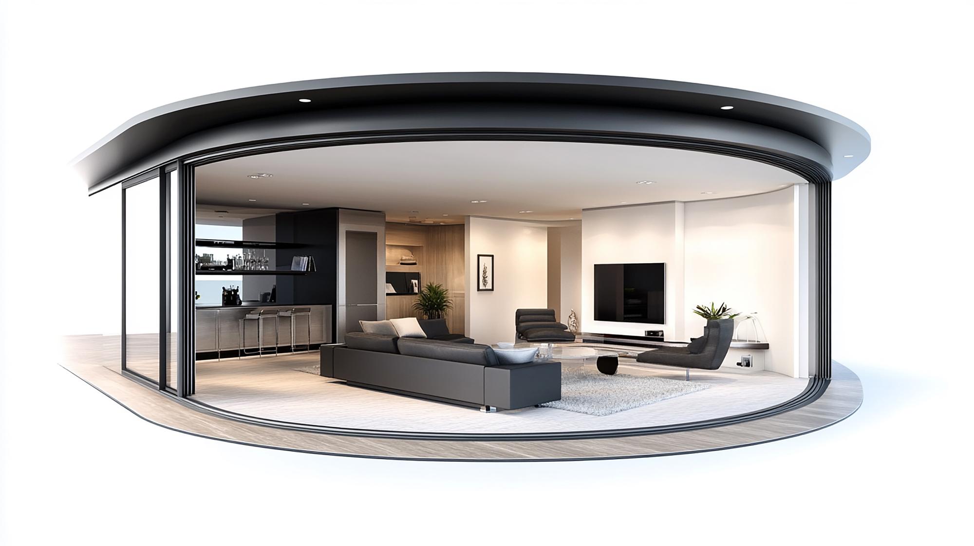 Fotografie stilizată interior apartament pentru listare